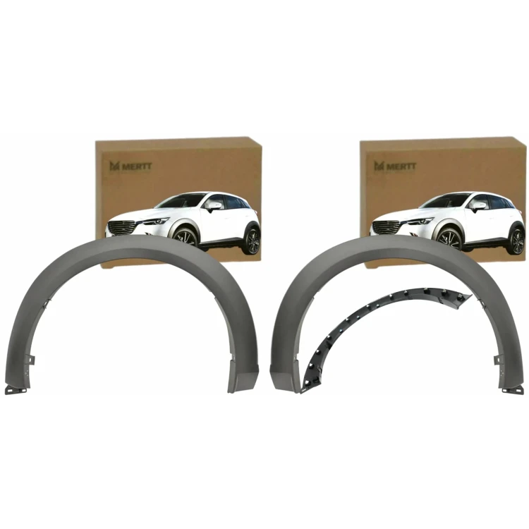 LISTWY NAKŁADKI BŁOTNIKA PRZÓD PRAWA LEWA MAZDA CX-3 CX3 2015- KOMPLET