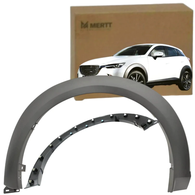 LISTWY NAKŁADKI BŁOTNIKA PRZÓD PRAWA LEWA MAZDA CX-3 CX3 2015- KOMPLET
