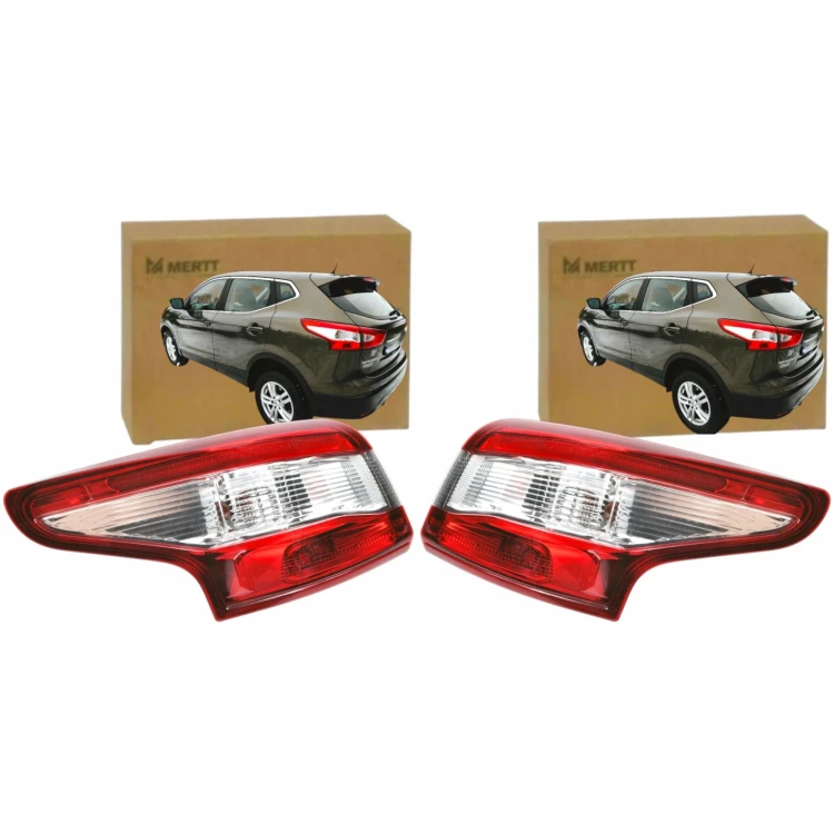 LAMPY TYLNE ZEWNĘTRZNE LED LEWA PRAWA NISSAN QASHQAI J11 2014- KOMPLET