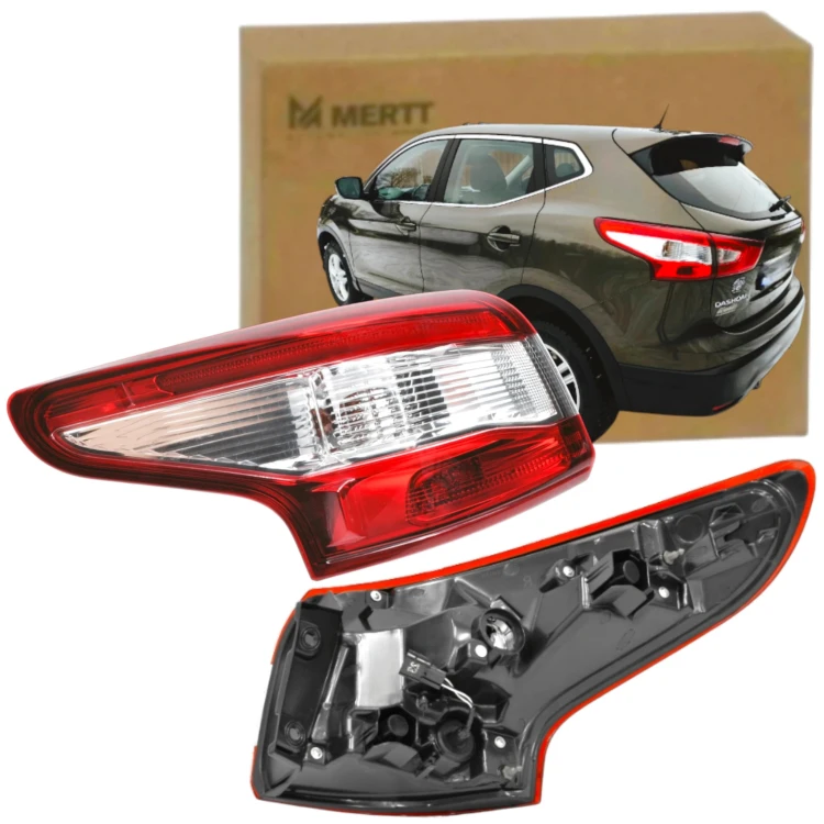 LAMPY TYLNE ZEWNĘTRZNE LED LEWA PRAWA NISSAN QASHQAI J11 2014- KOMPLET