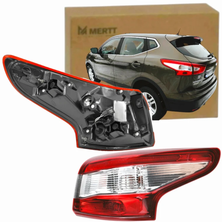 LAMPY TYLNE ZEWNĘTRZNE LED LEWA PRAWA NISSAN QASHQAI J11 2014- KOMPLET
