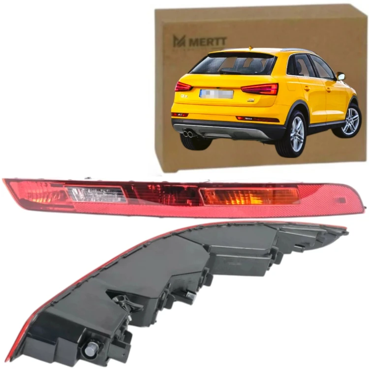 AUDI Q3 8U 2015-2018 LAMPY ZDERZAKA TYLNEGO TYŁ PRZECIWMGIELNE KOMPLET