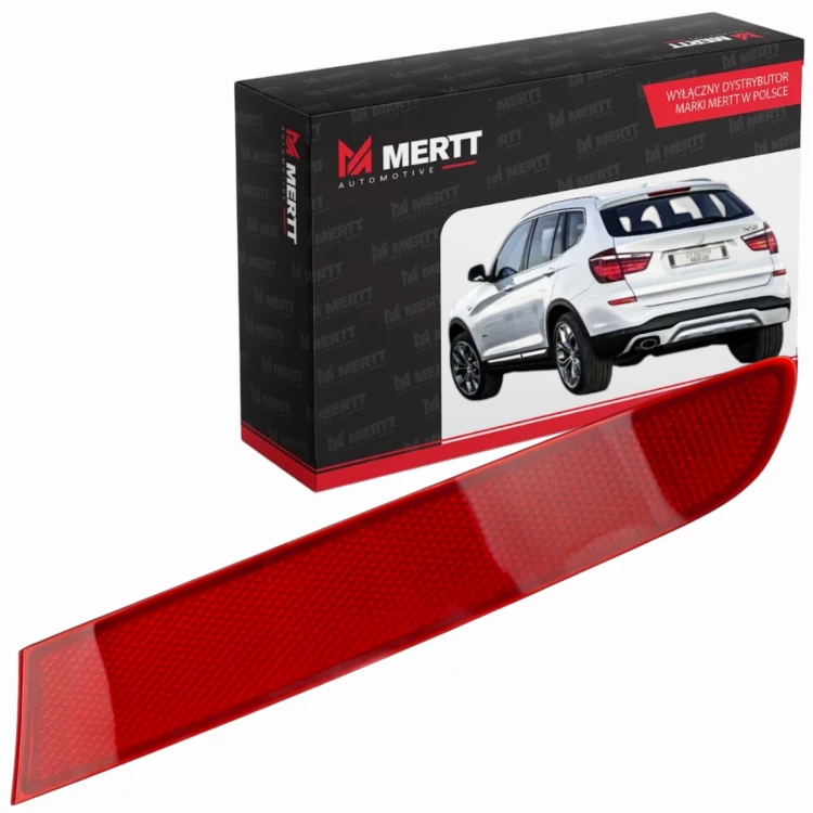 ODBLASK LAMPKA SZKŁO ODBLASKOWE TYŁ BMW X3 F25 LIFT LCI PRAWE 63257352210