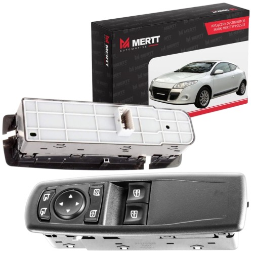 PANEL PRZEŁĄCZNIK SZYB LUSTEREK LEWY RENAULT MEGANE III COUPE 809610009R