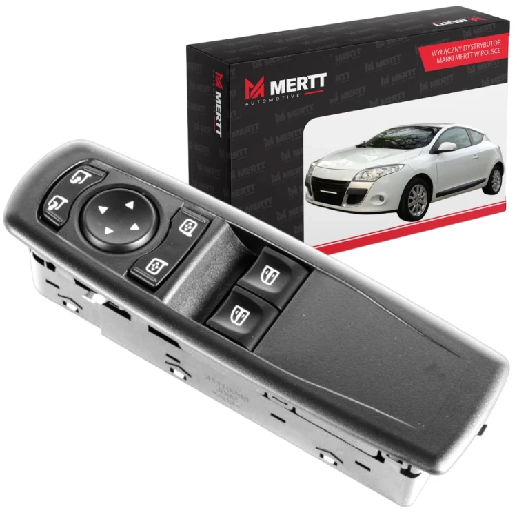PANEL PRZEŁĄCZNIK SZYB LUSTEREK LEWY RENAULT MEGANE III COUPE 809610009R