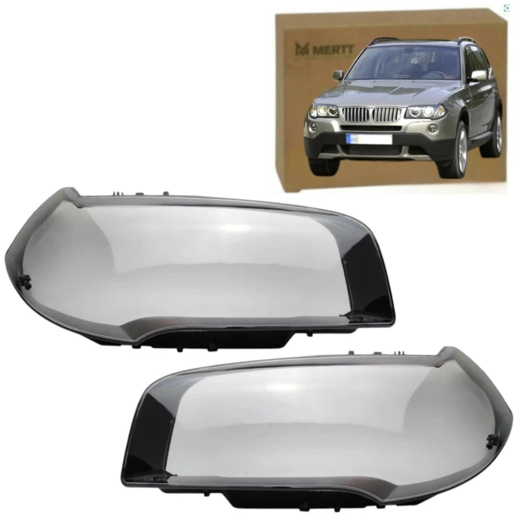 KPL x2 KLOSZ PRAWY + LEWY szkło reflektora lampa BMW X3 E83 2004-2010