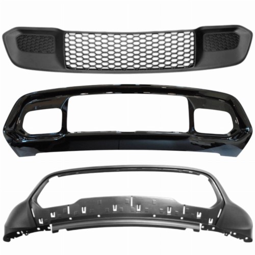 JEEP GRAND CHEROKEE IV WK2 2017-2021 ZDERZAK DOLNY ATRAPA RAMKA BLACK