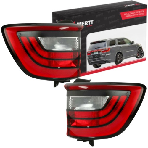 LAMPY TYLNE LEWA PRAWA ZEWNĘTRZNA DODGE DURANGO 2014-2024 EUROPA KOMPLET