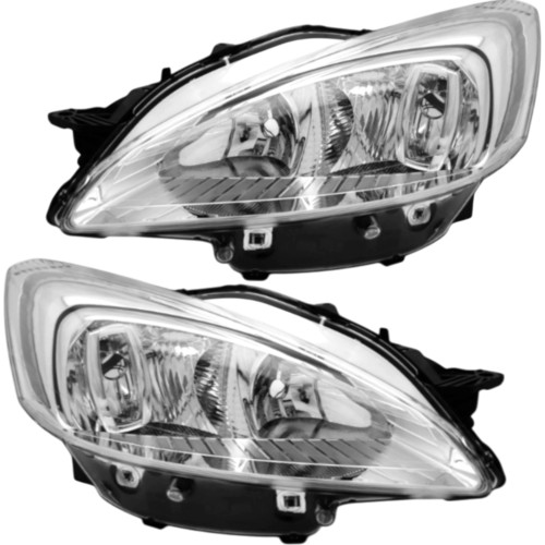 PEUGEOT 508 2010-2014 REFLEKTOR LAMPA PRZEDNIA PRAWA LEWA H7 H7 KOMPLET