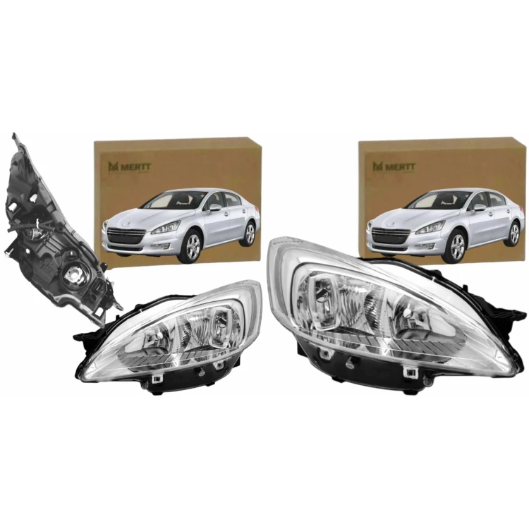 PEUGEOT 508 2010-2014 REFLEKTOR LAMPA PRZEDNIA PRAWA LEWA H7 H7 KOMPLET