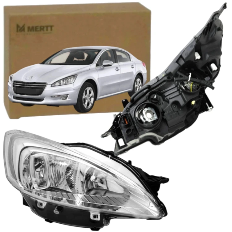 PEUGEOT 508 2010-2014 REFLEKTOR LAMPA PRZEDNIA PRAWA LEWA H7 H7 KOMPLET