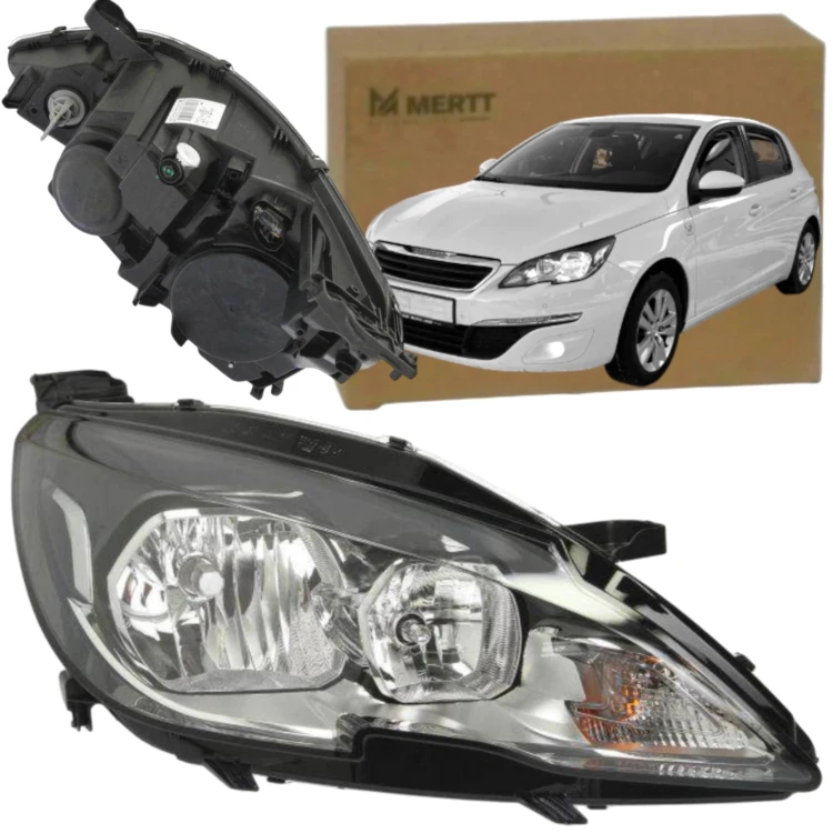 PEUGEOT 308 2013-2017 REFLEKTOR LAMPA PRZEDNIA PRAWA LEWA 9677522980 h7 hb3
