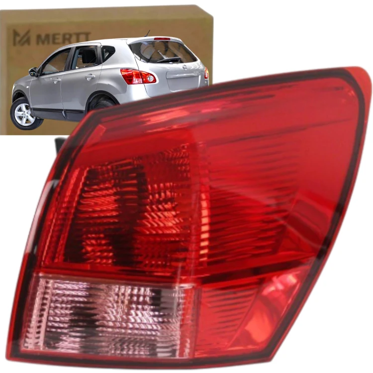 LAMPY TYLNE ZEWNĘTRZNE PRAWA LEWA NISSAN QASHQAI 2007-2010 KOMPLET