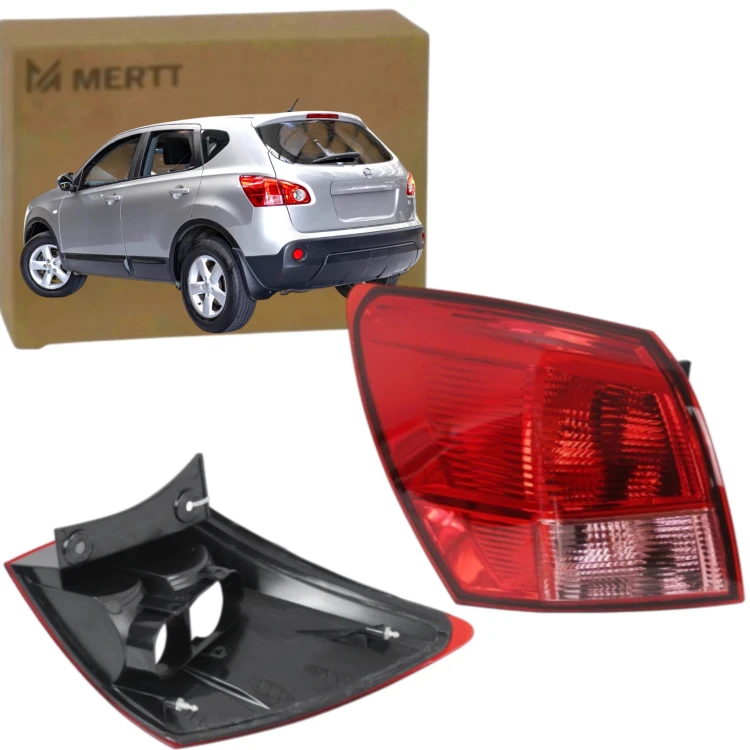 LAMPY TYLNE ZEWNĘTRZNE PRAWA LEWA NISSAN QASHQAI 2007-2010 KOMPLET