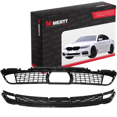 KRATKA ZDERZAKA ATRAPA PRZEDNIA ACC BMW 5 G30 LIFT M PAKIET RADAR 8747841