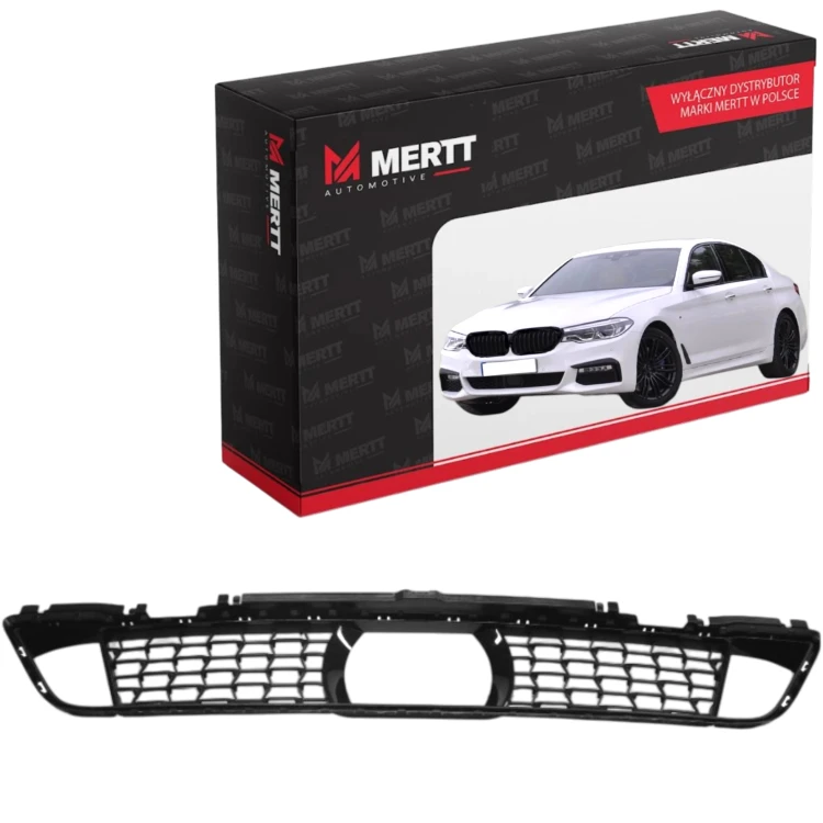 KRATKA ZDERZAKA ATRAPA PRZEDNIA ACC BMW 5 G30 LIFT M PAKIET RADAR 8747841