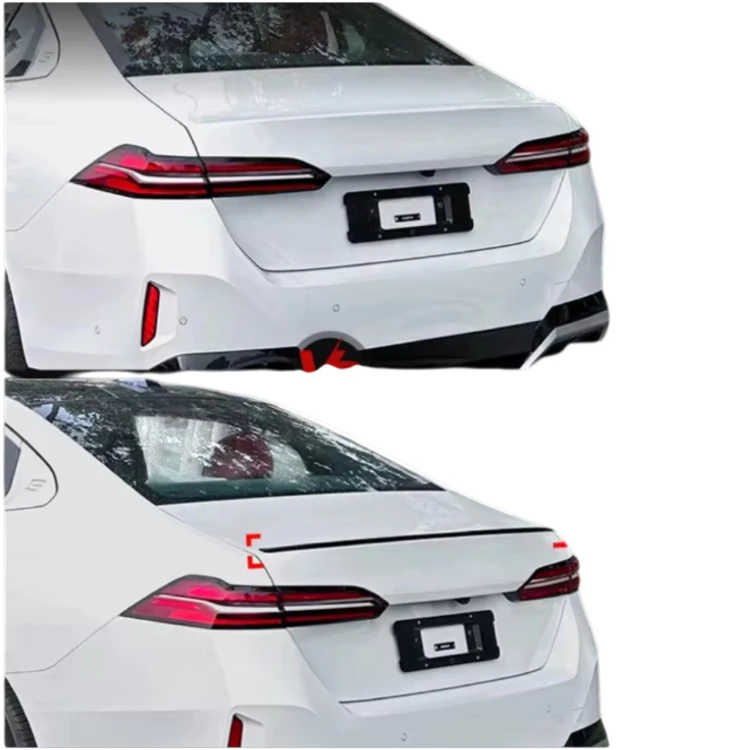 SPOILER LOTKA DOKŁADKA POKRYWY BAGAŻNIKA SPOJLER BMW 5 G60 CZARNY POŁYSK