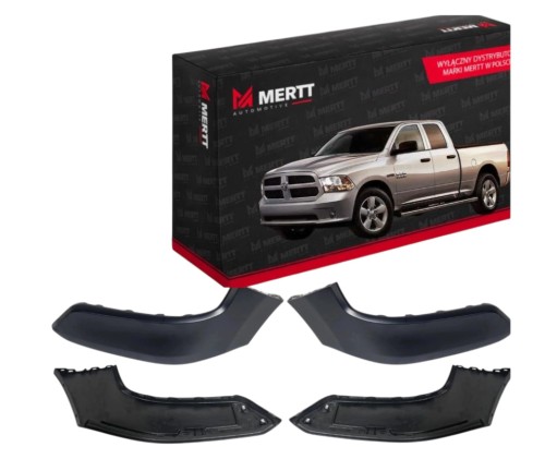 ZESTAW LISTW POD LAMPY NAROŻNIK LEWY + PRAWY DODGE RAM 1500 2019-2024