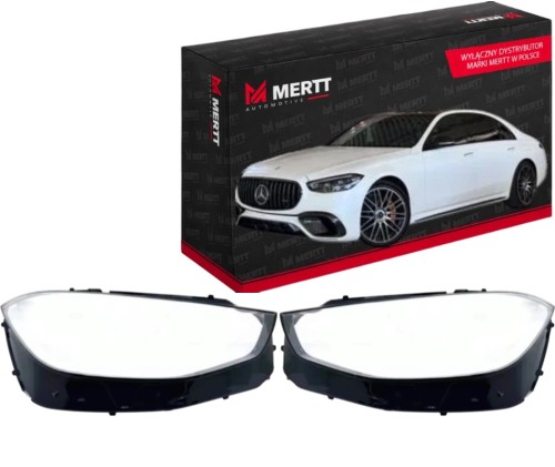 Zestaw Kloszy PRZÓD Reflektora Mercedes klasy S W223 2020+ LEWY+PRAWY