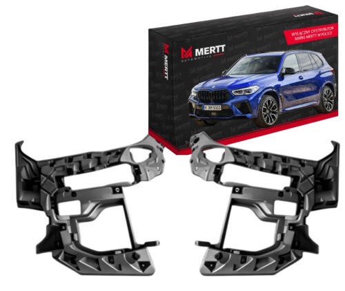 ZESTAW BMW X5 G05 M-PAKIET MOCOWANIE UCHWYT ZDERZAKA przód LEWA+PRAWA