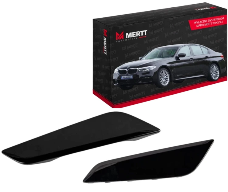BMW 5 G30 G31 2017 - 2023 ZESTAW LISTW BŁOTNIKA PRZEDNIEGO LEWA+PRAWA