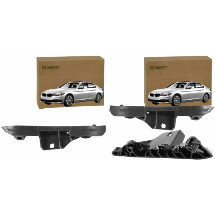 PROWADNICE WSPORNIKI ZDERZAKA LEWY PRAWY BMW 5 G30 G31 2015- KOMPLET