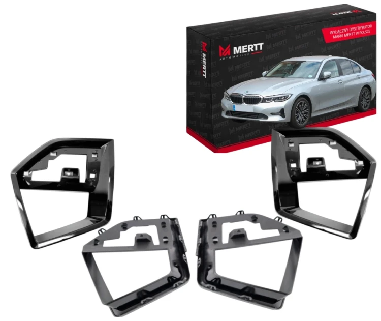 BMW 3 G20 G21 LCI M-PAKIET LEWA +PRAWA KRATKA ATRAPA ZDERZAKA PRZÓD