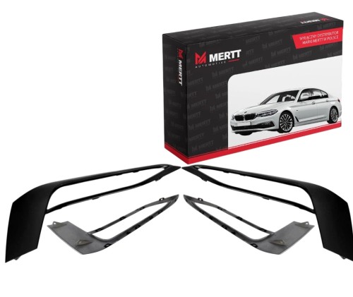 ZESTAW LISTW KRATKI BOCZNEJ RAMKA BMW 5 G30 G31 SPORT LINE LEWA+PRAWA
