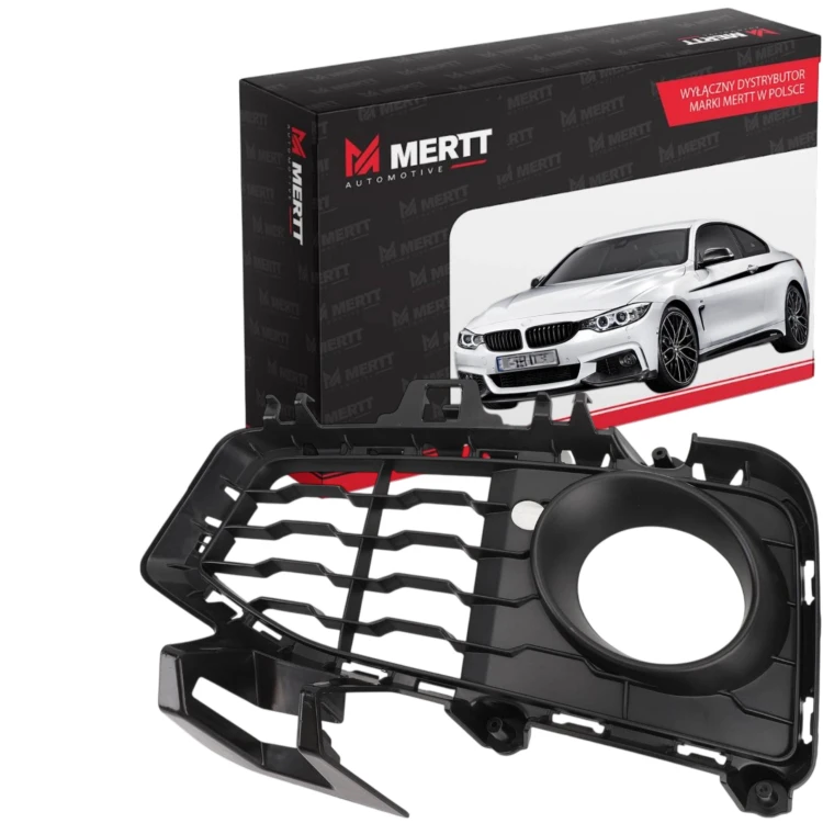 ZESTAW Atrap Kratka Ramka Zderzak PRAWA+LEWA BMW4 F32 F33 F36 M-pakiet
