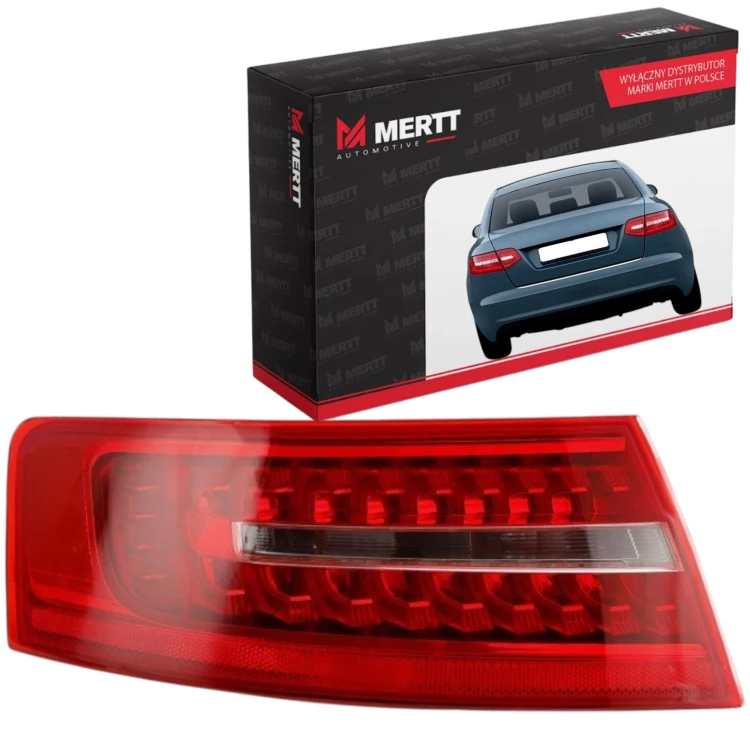 ZESTAW Lampa PRAWA+LEWA LED Audi A6 C6 08-011 sedan w błotnik tylna