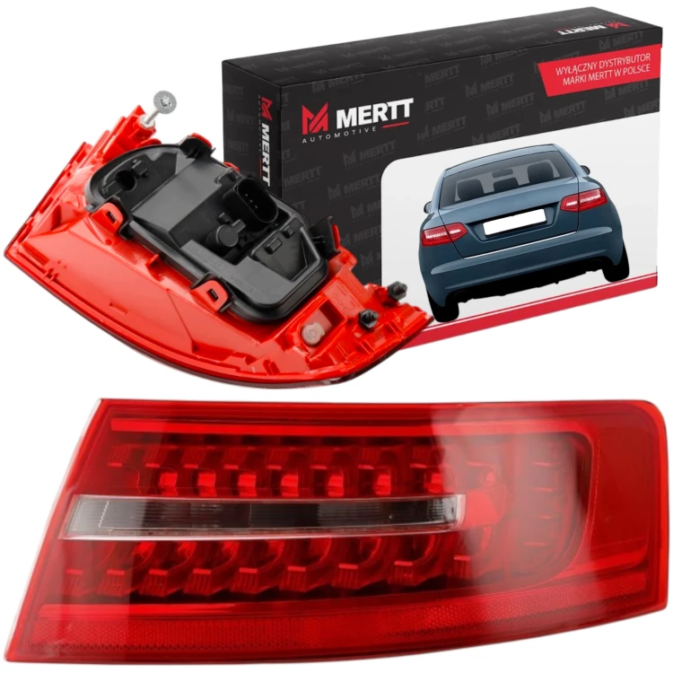 ZESTAW Lampa PRAWA+LEWA LED Audi A6 C6 08-011 sedan w błotnik tylna