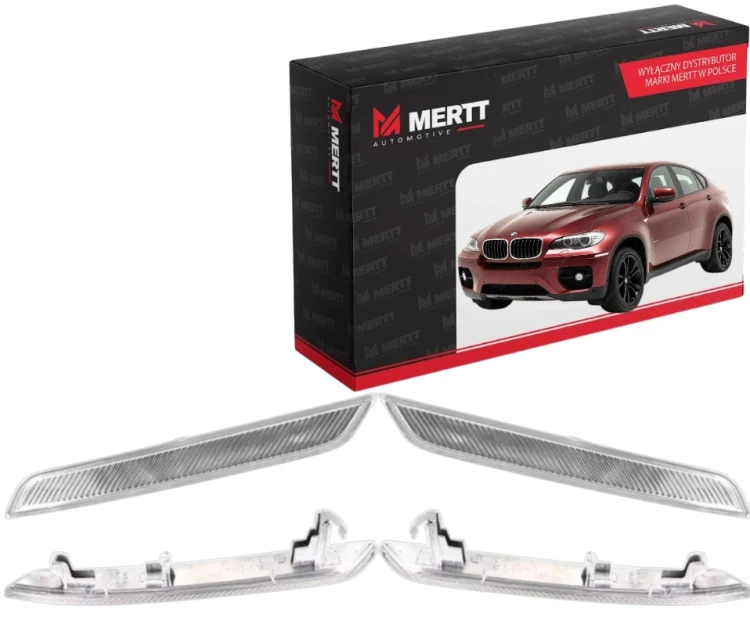 ZESTAW BMW X6 E71 2008-2013 ODBLASK LAMPA ZDERZAKA PRAWA+LEWA TYŁ