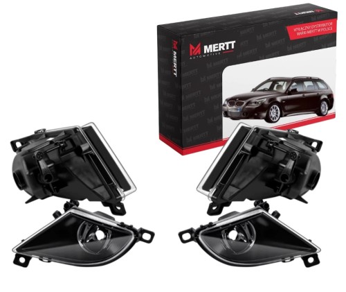 ZESTAW HALOGENÓW R+L LAMPA PRZECIWMGIELNA PRZEDNIA BMW SERIA 5 E60/E61 LIFT