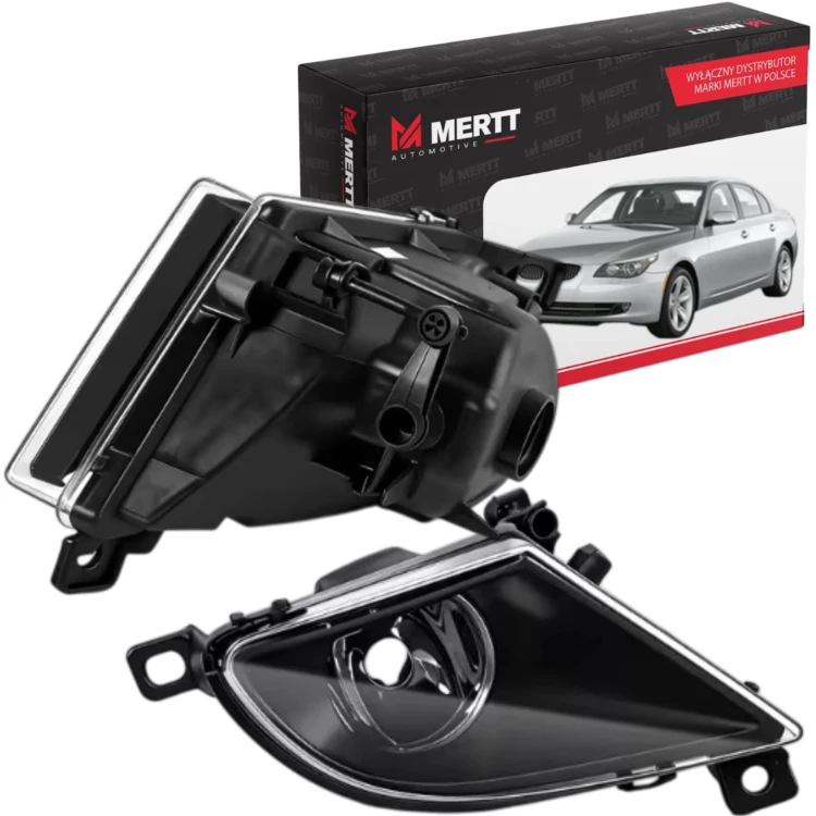 ZESTAW HALOGENÓW R+L LAMPA PRZECIWMGIELNA PRZEDNIA BMW SERIA 5 E60/E61 LIFT