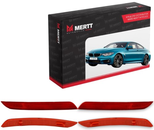 ZESTAW BMW 3 F30 GT 4 F32 GC 2012- ODBLASK ZDERZAKA TYLNEGO LEWY+PRAWY