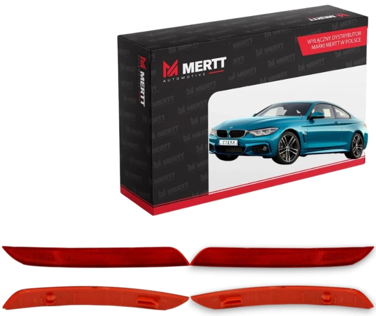 ZESTAW BMW 3 F30 GT 4 F32 GC 2012- ODBLASK ZDERZAKA TYLNEGO LEWY+PRAWY