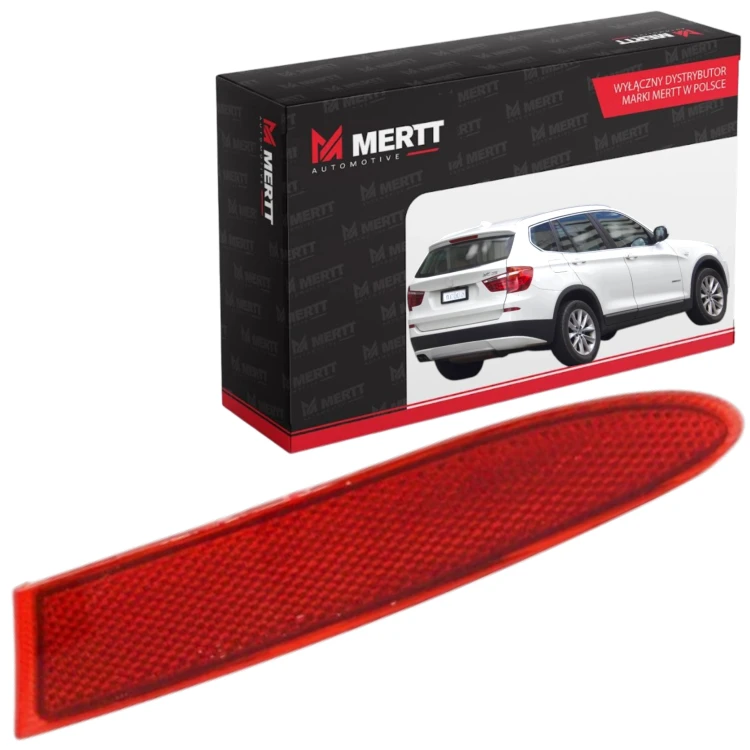 ZESTAW BMW X3 F25 2010-2014 ODBLASK W ZDERZAK TYLNY PRAWY+LEWY