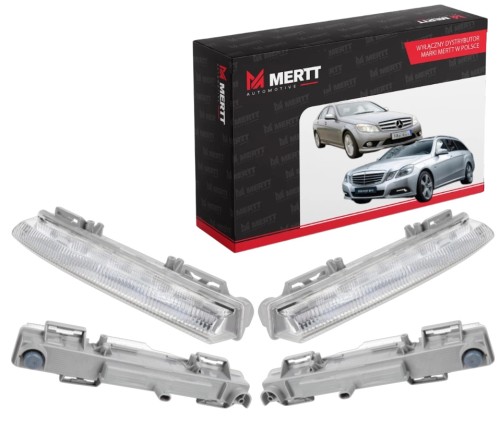 ZESTAW MERCEDES W204 W212 C207 LAMPA ŚWIATŁO JAZDY DZIENNEJ DRL LEWE+PRAWE