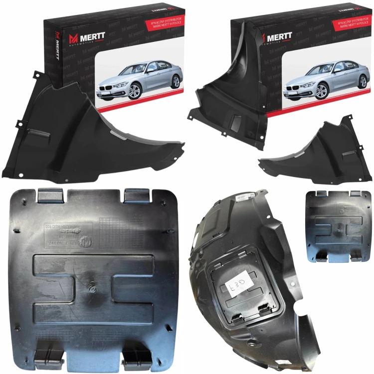 ZESTAW BMW F30 2012-2019 2x NADKOLE POD ZDERZAK+ 2x zakole LEWE+PRAWE