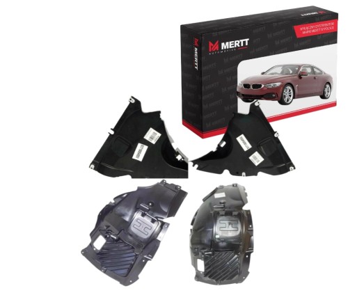 BMW F32 F33 F36 13-20 2X OSŁONA NADKOLE TRÓJKĄT + 2X NADKOLE PRZEDNIE (R+L)