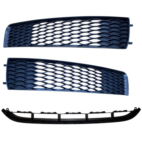 x3 KRATKA zderzaka PRAWA LEWA ŚRODKOWA atrapa Audi Q7 I 4L0 S-Line 09-15