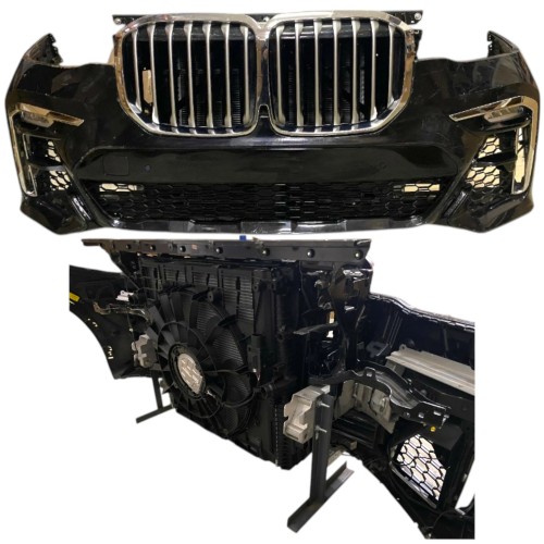 ZESTAW pas przedni chłodnice zderzak wentylator belka BMW X7 G07 M PAKIET