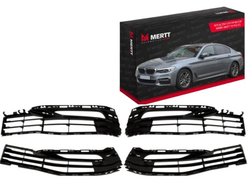 ZESTAW KRATKA BOCZNA ATRAPA ZAŚLEPKA BMW 5 G30 G31 MODERN LUXURY LEWA+PRAWA