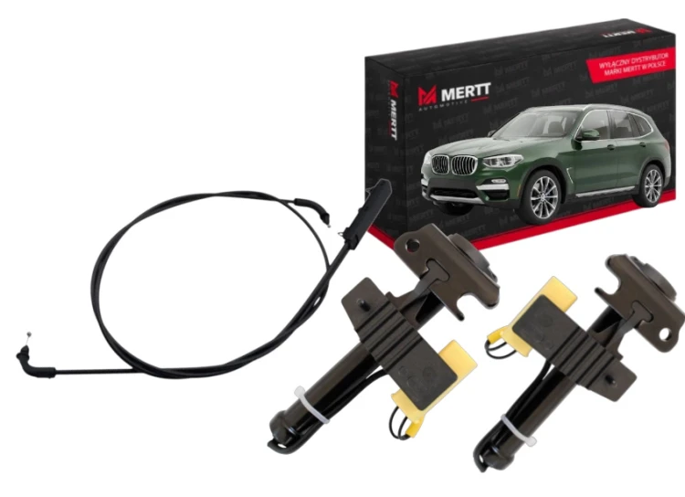 ZESTAW BMW G01 G02 NABÓJ PIROTECHNICZNY LEWY+PRAWY LINKA ZAMKA POKRYWY