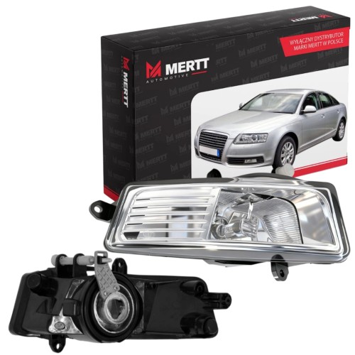 ZESTAW AUDI A6 C6 2008-2011 LAMPA PRZECIWMGIELNA LEWY+PRAWA HALOGEN PRZÓD
