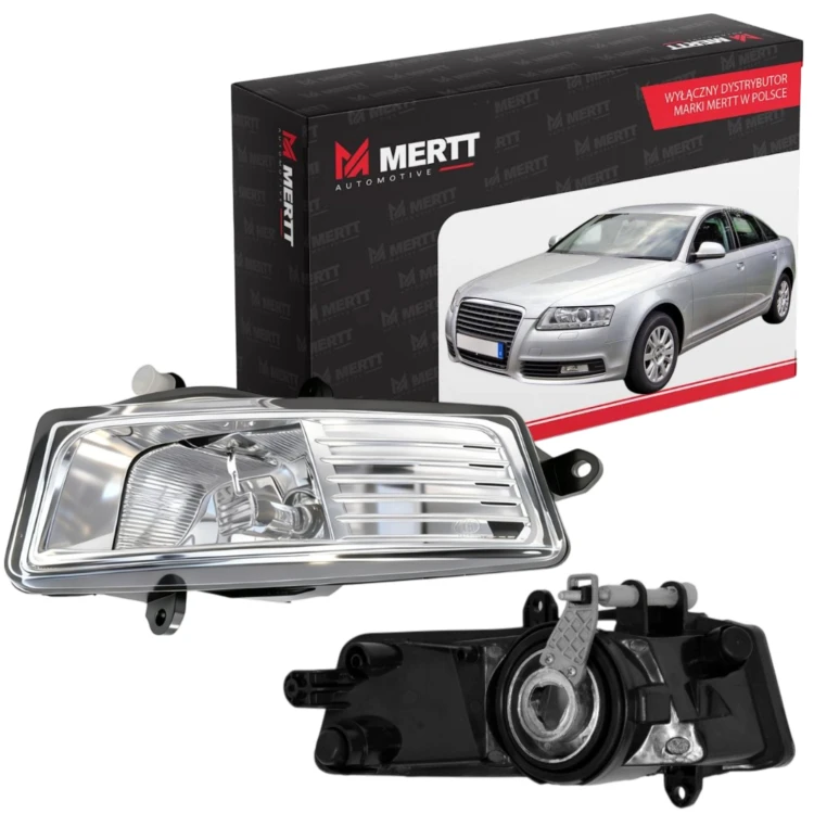 ZESTAW AUDI A6 C6 2008-2011 LAMPA PRZECIWMGIELNA LEWY+PRAWA HALOGEN PRZÓD
