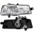 ZESTAW AUDI A6 C6 2008-2011 LAMPA PRZECIWMGIELNA LEWY+PRAWA HALOGEN PRZÓD