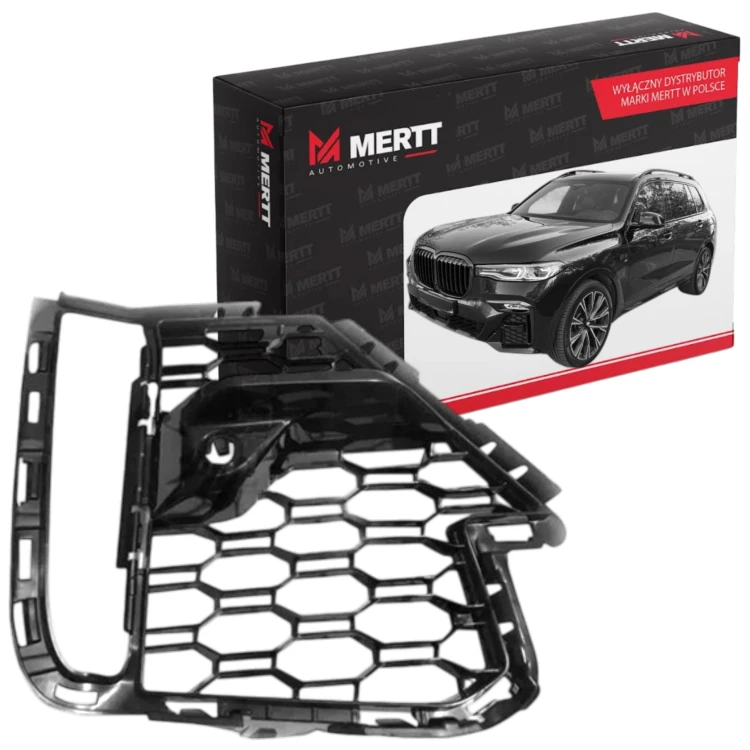 ZESTAW BMW X7 G07 2019- m pakiet ATRAPA W ZDERZAKU Z OTWOREM NA PDC L+P