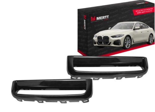 ZESTAW KRATKEK OSŁONA WLOT ZDERZAKA ATRAPA BOCZNA LEWA+PRAWA BMW 4 G26