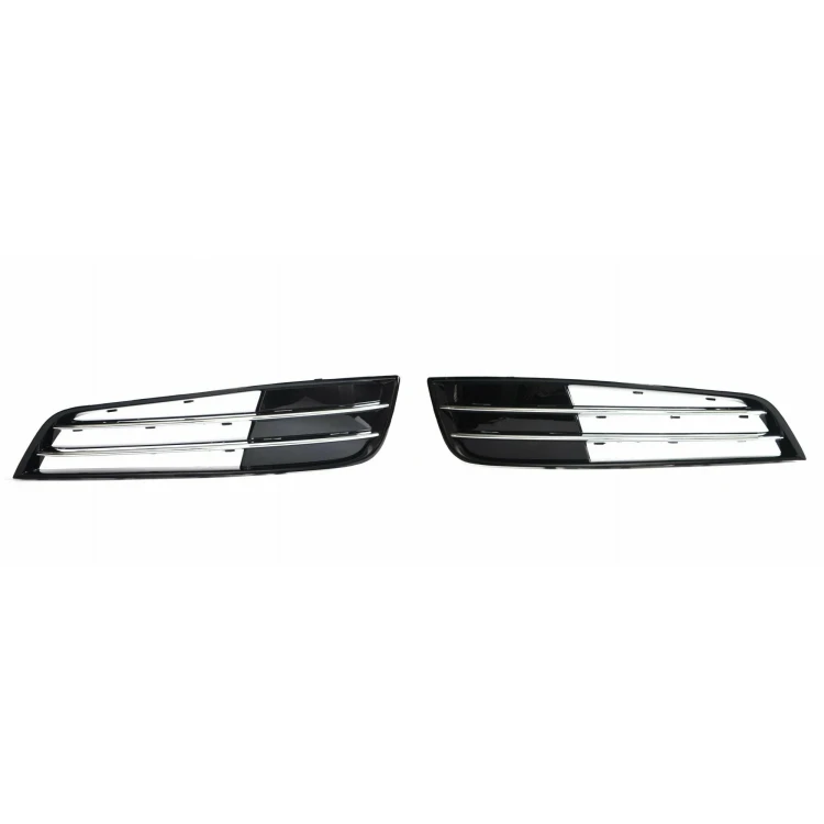 KPL x2 KRATKA LEWA + PRAWA zaślepka atrapa kratka zderzaka AUDI A8 D4 09-13